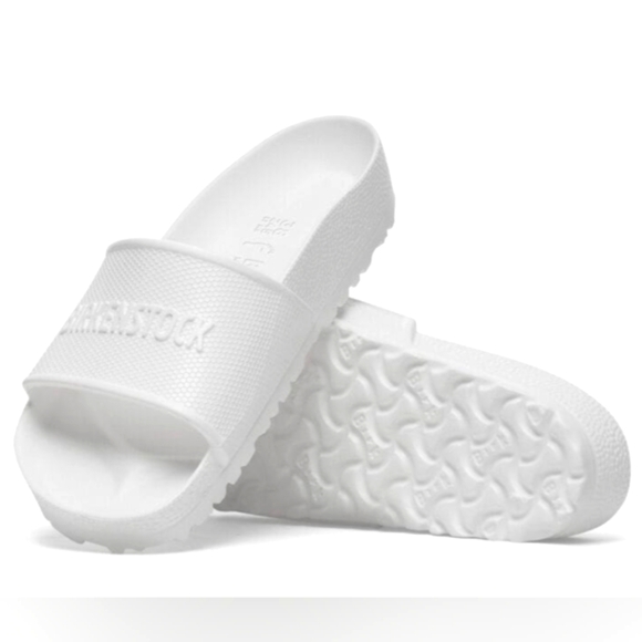 Birkenstock Classic White Slides - Picture 1 of 4